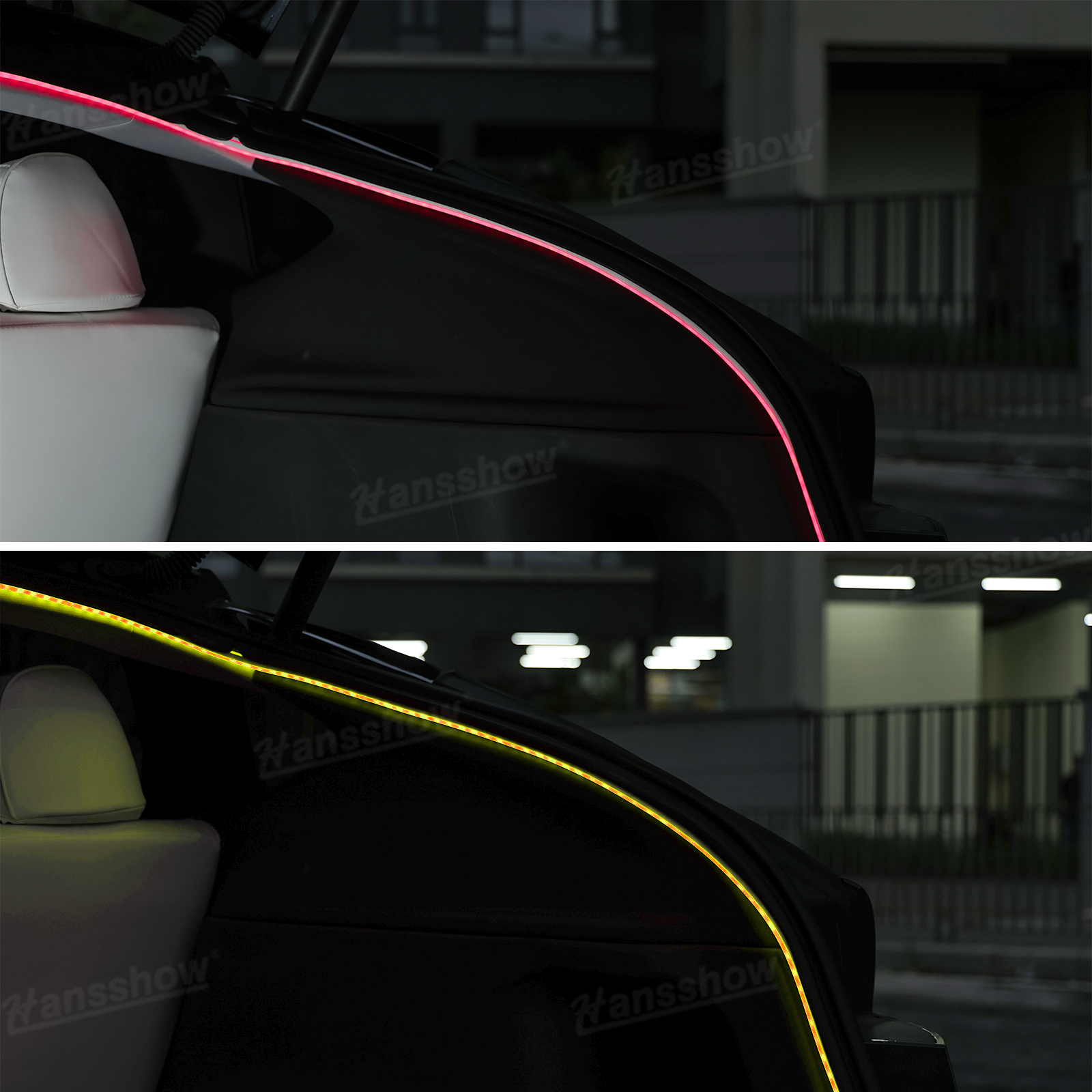 Model Y Juniper Rear Trunk Ambient Lighting RGB LED Light Strips - ambient glow