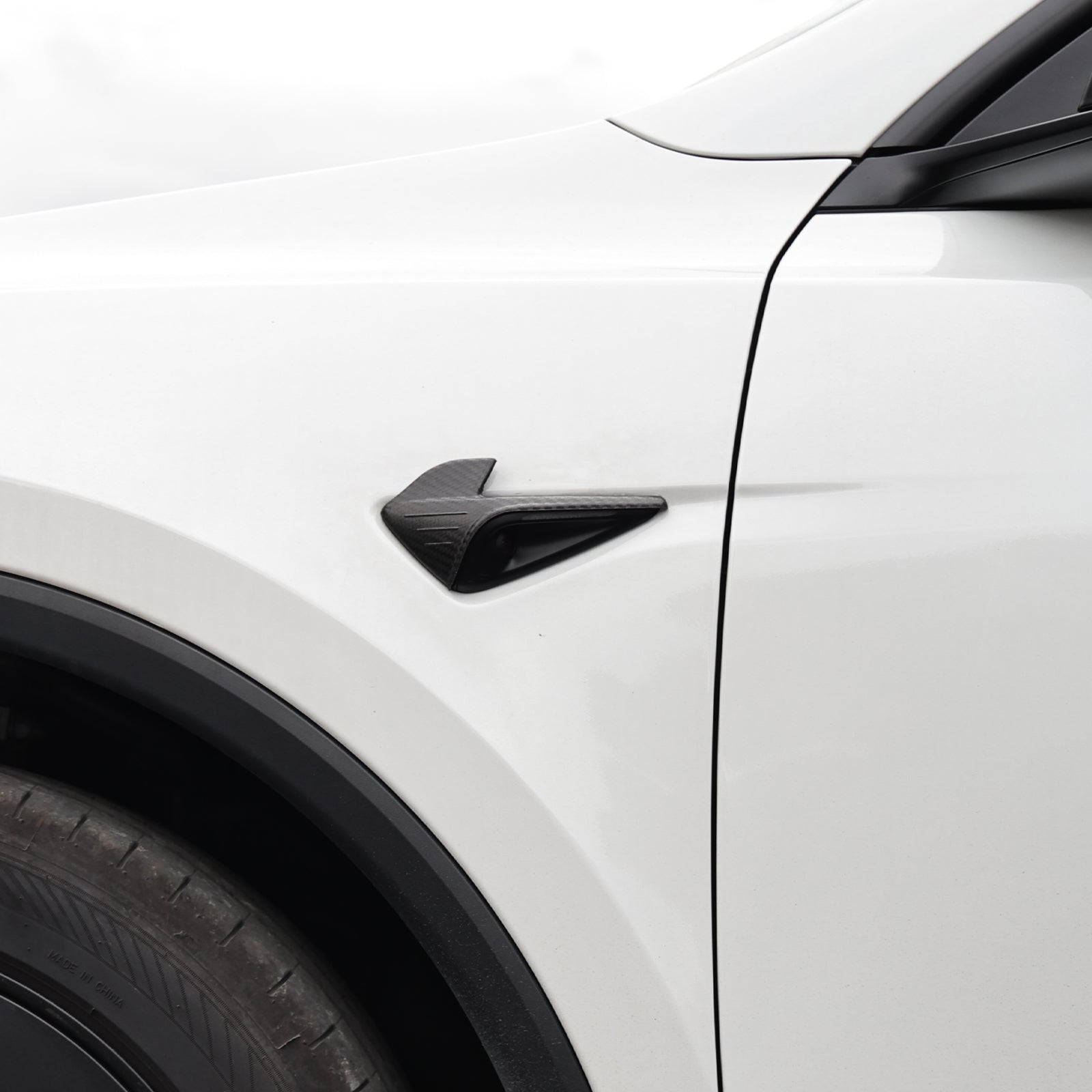 Model Y Juniper Real Carbon Fiber Exterior Accessories Side Mirror Covers &...