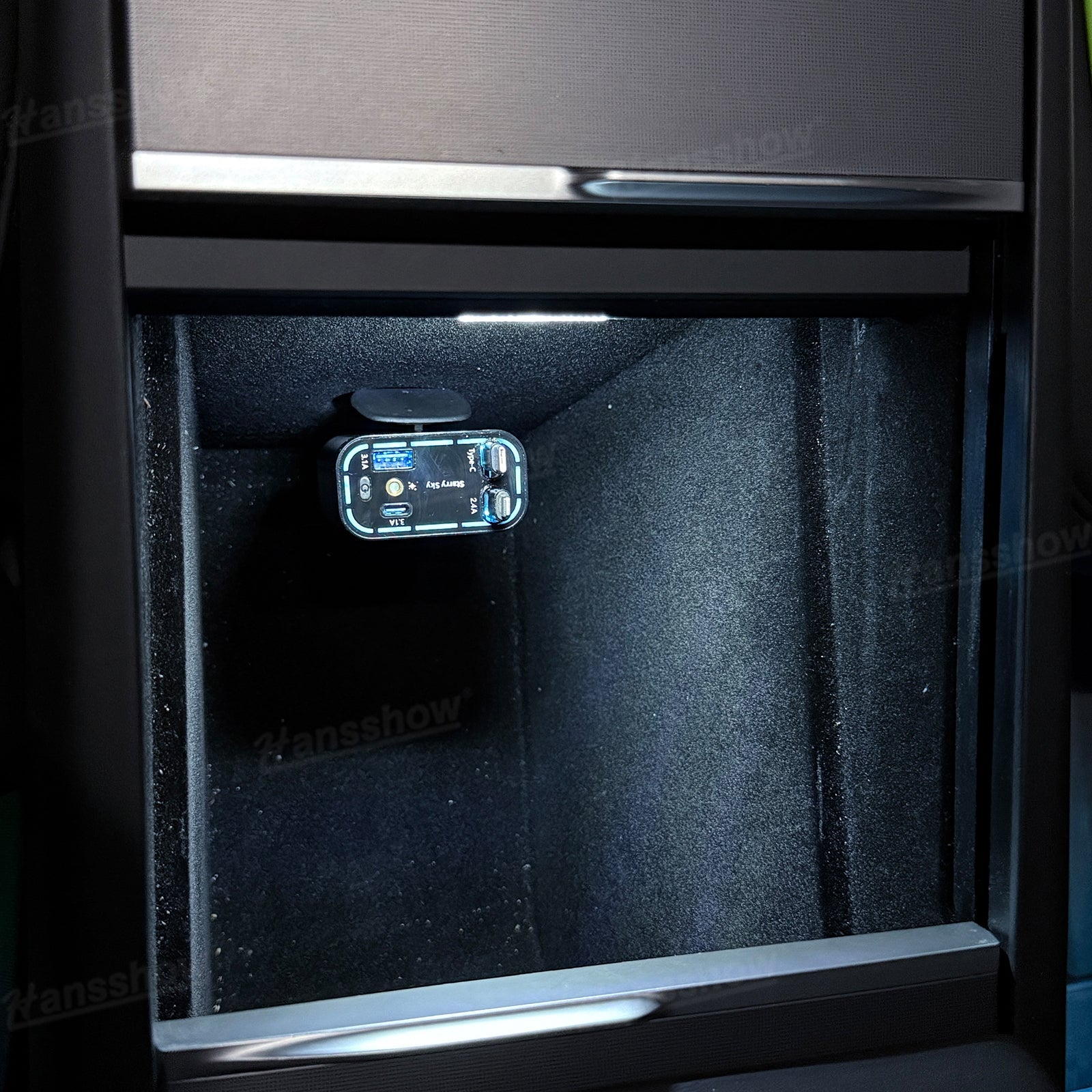 4-in-1 Charging Hub 120W Fast Charging Retractable Cable Hub with Starry...