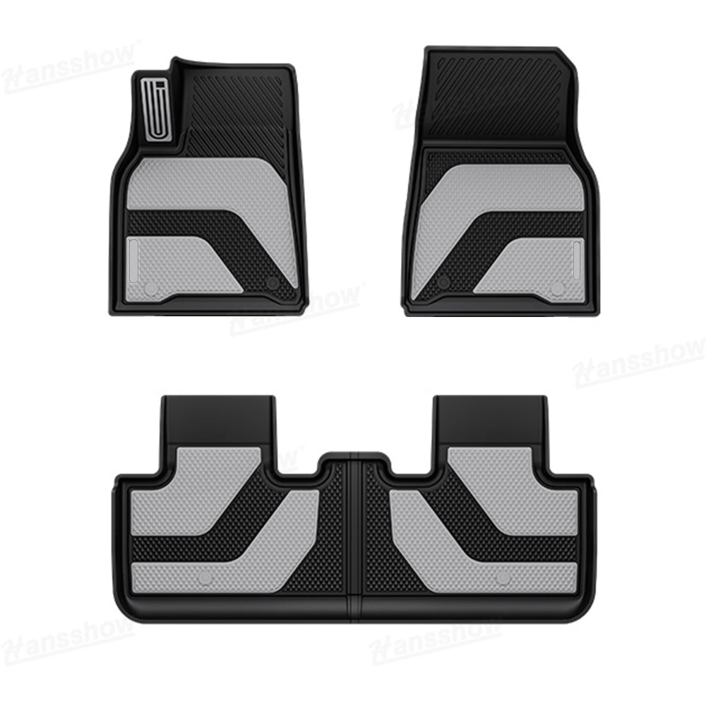 Model Y Juniper TPE Floor Mats - Rear row installation