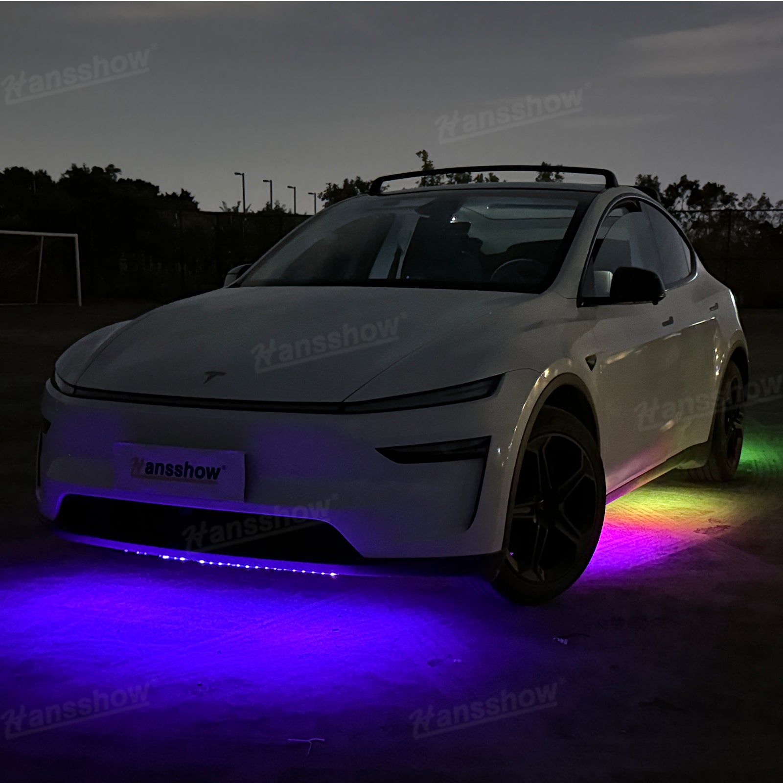 Model Y Juniper Underglow Lights LED Chassis Ambient Lighting Kit - front view