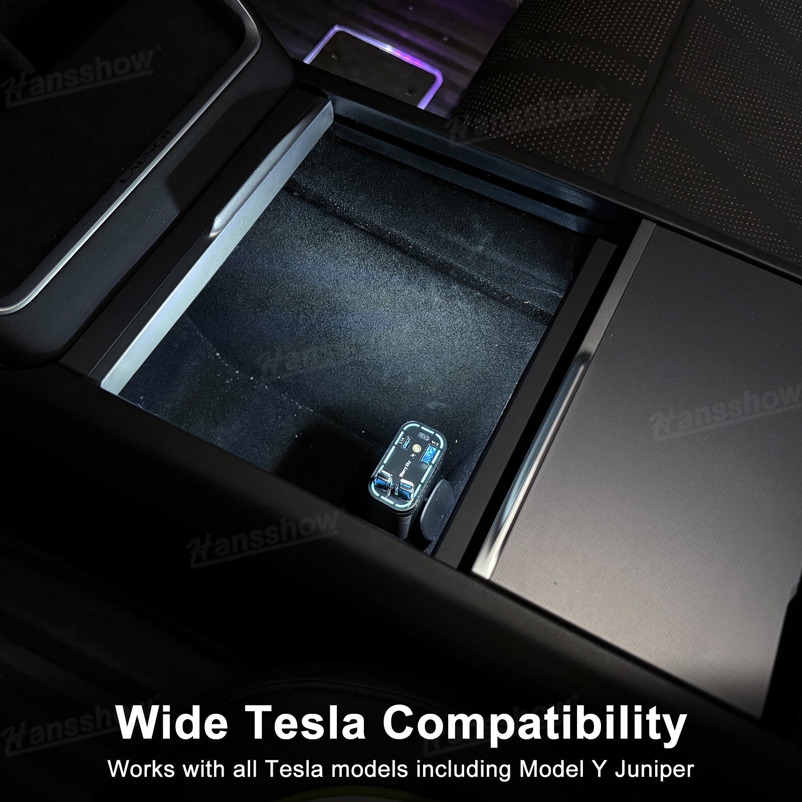 4-in-1 Charging Hub 120W Fast Charging Retractable Cable Hub with Starry...