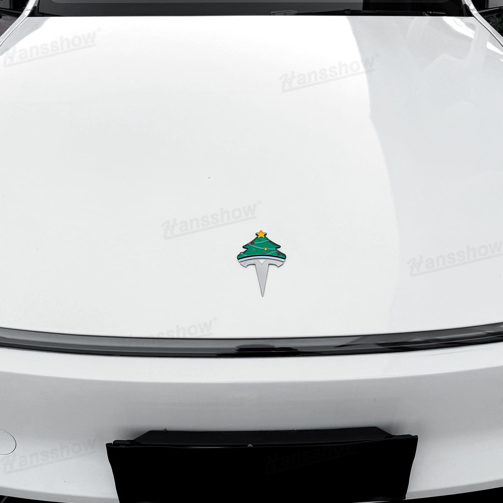 3D Christmas Decorations Waterproof Sticker Cartoon Emblem Decal for Tesla...