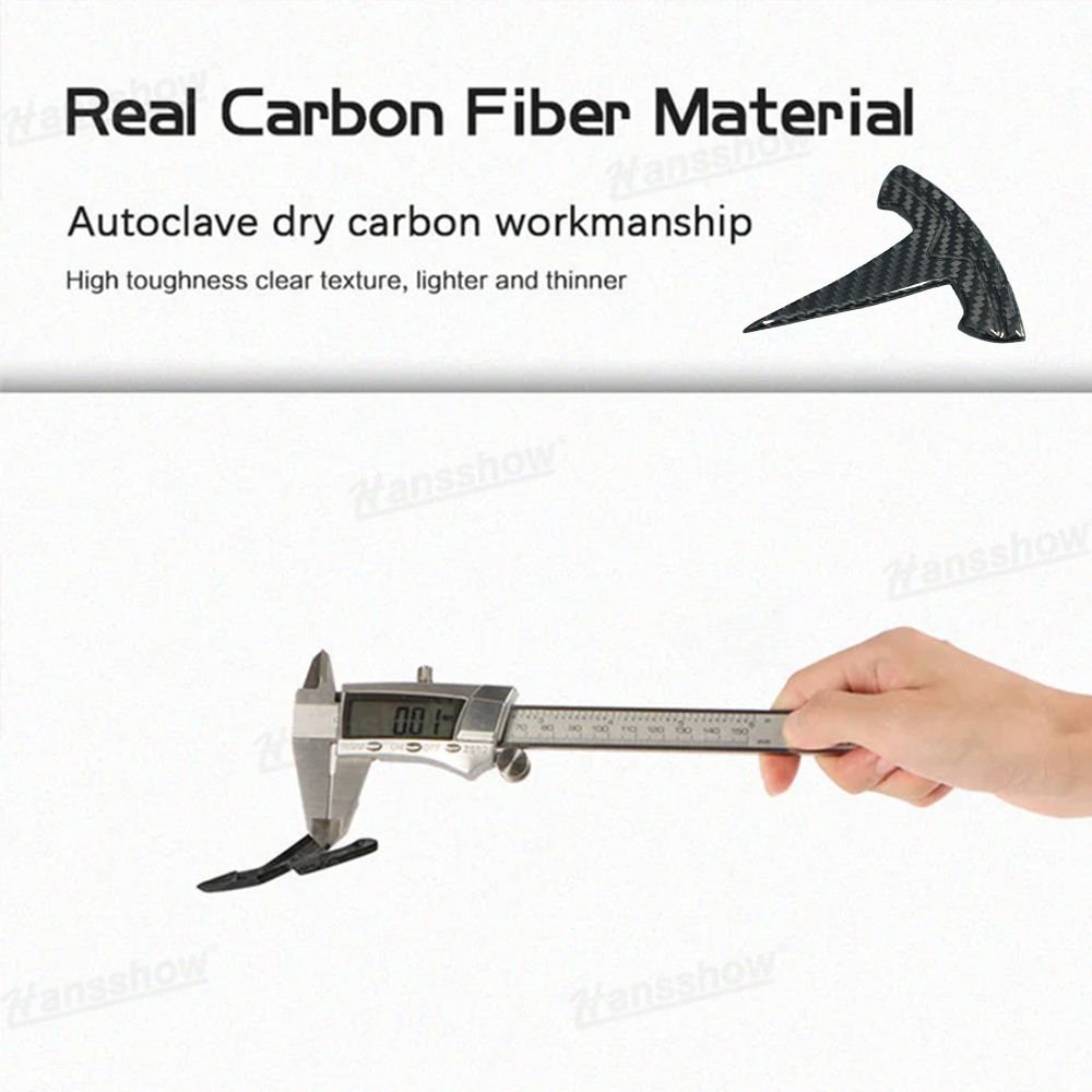 Real Carbon Fiber Tesla Logo for Model 3/Y for Tesla Model Y