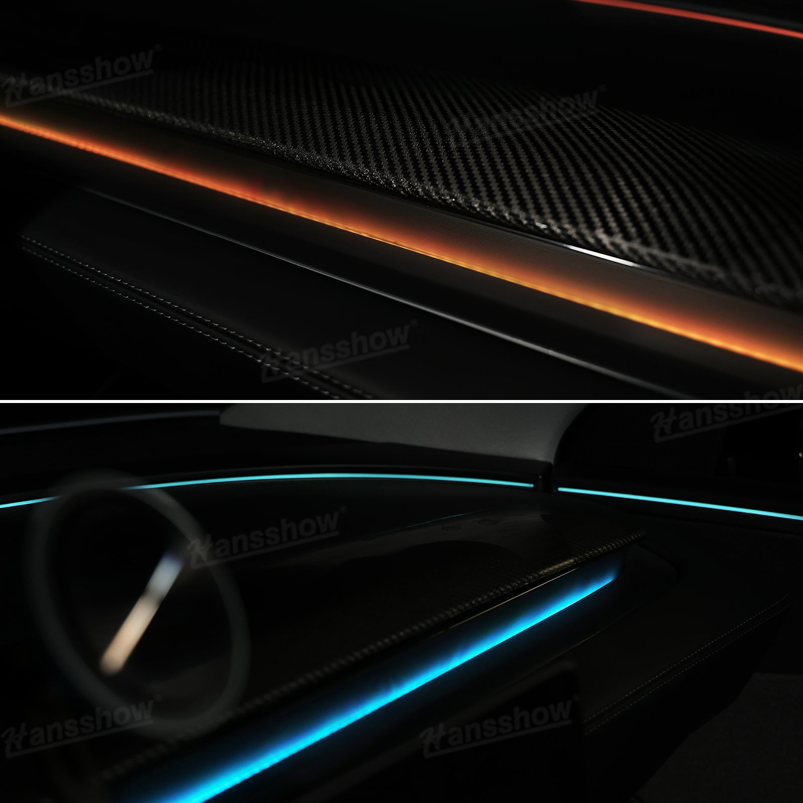 Model Y Juniper Ambient Light 3.0 highlighting sleek design