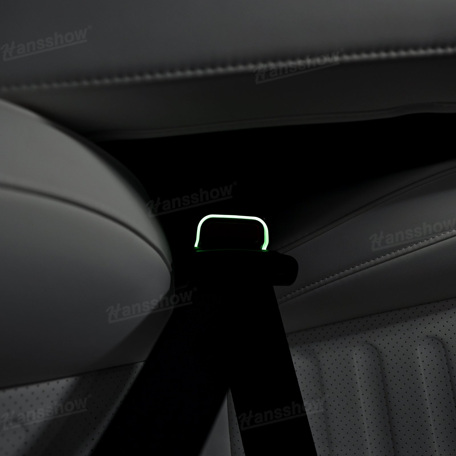 Seat Belt Buckle Ambient Lighting for Tesla Model Y Juniper safety enhancement