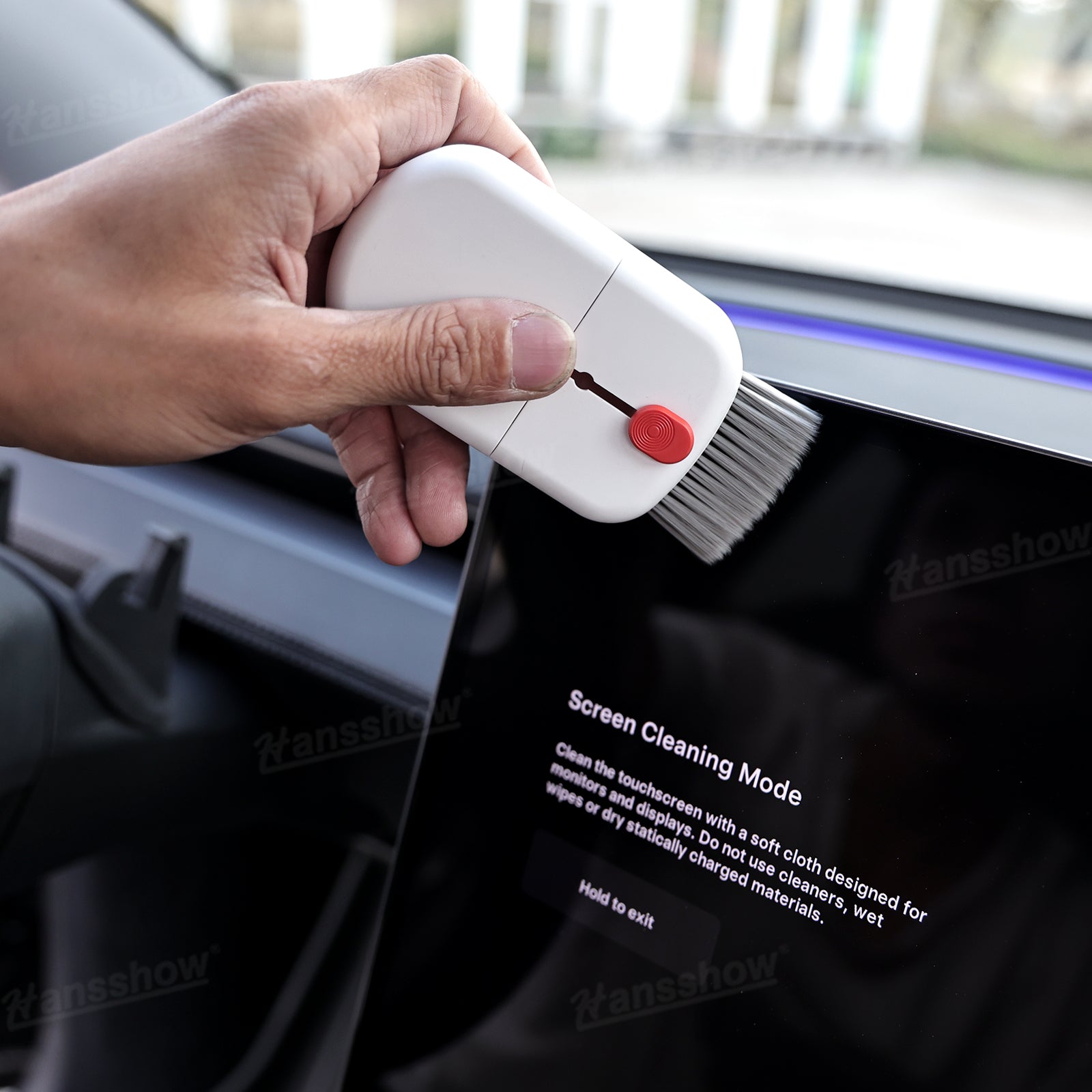 Screen Cleaner for Tesla Center Screen with built-in cleaning solution