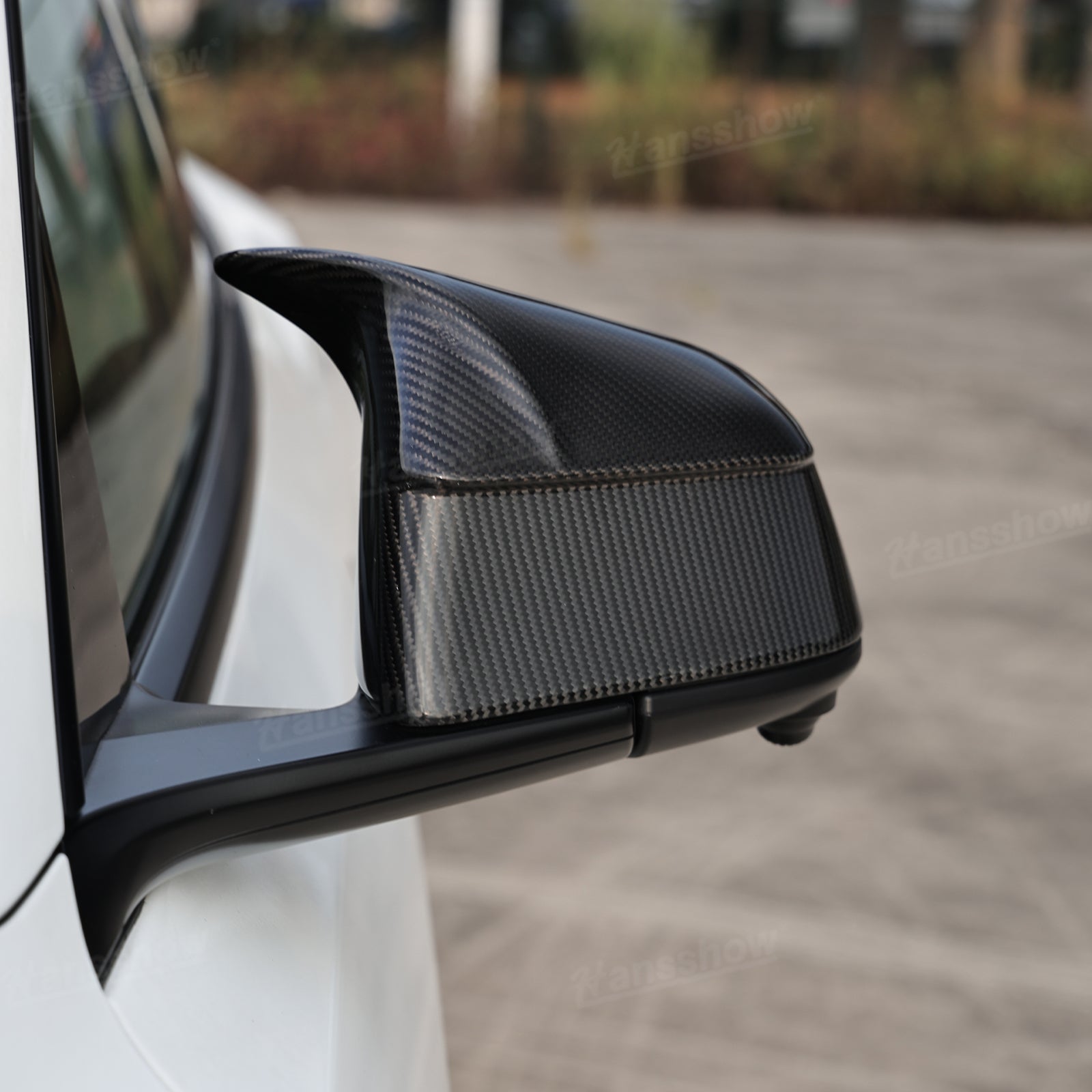 Model Y Juniper Real Carbon Fiber Exterior Accessories Side Mirror Covers &...