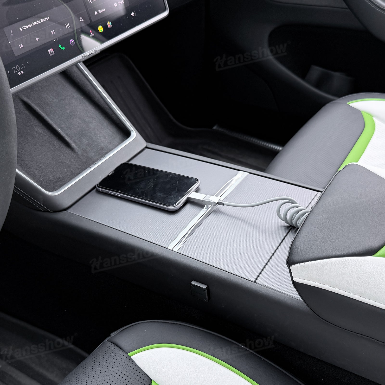 100W Fast Charging Retractable Cable with Cyber-Inspired Design & Magnetic...