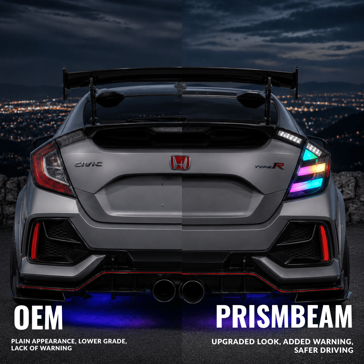 Honda Civic Hatchback 16-20 RGB Tail Lights Digitization