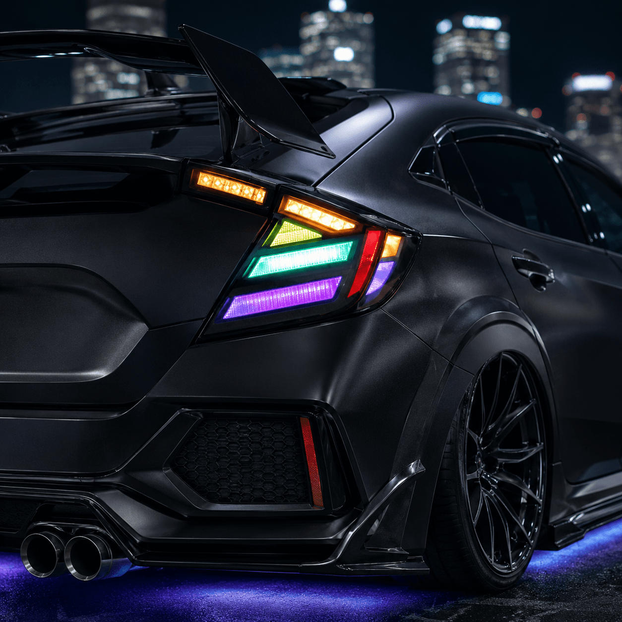 Honda Civic Hatchback 16-20 RGB Tail Lights Digitization