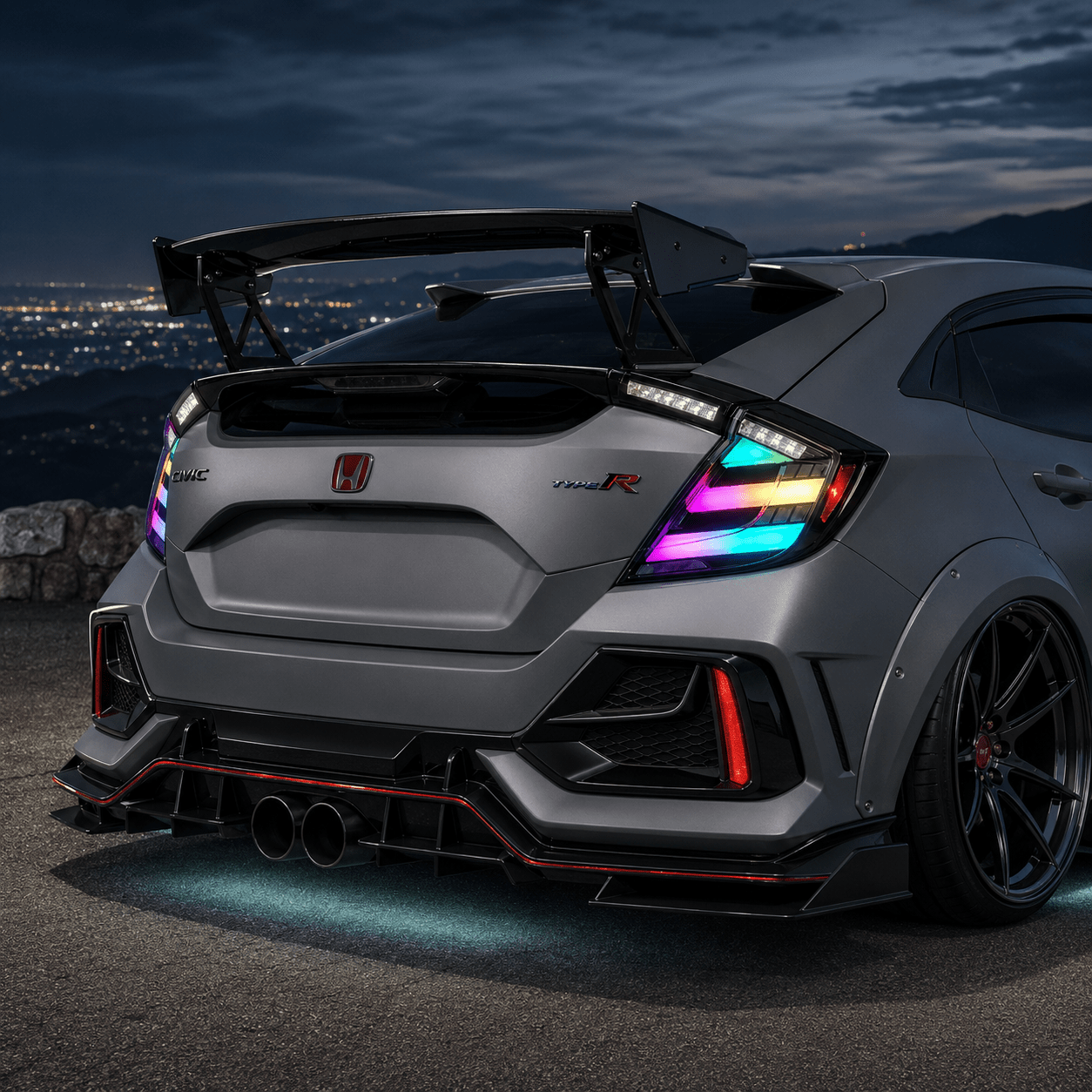 Honda Civic Hatchback 16-20 RGB Tail Lights Digitization