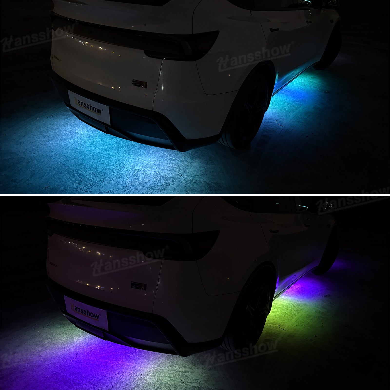 Model Y Juniper Underglow Lights LED Chassis Ambient Lighting Kit - installation process