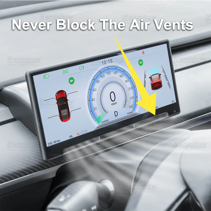 Model 3/Y F9 Touch Screen Smart Dashboard close-up view