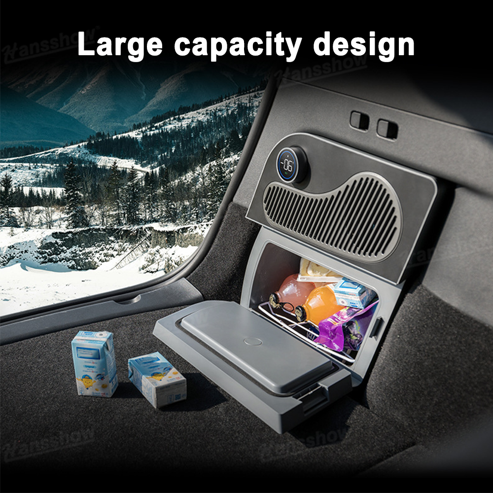 Model Y Juniper Built-in Refrigerator Rear Trunk Side Pocket Fridge - spacious interior