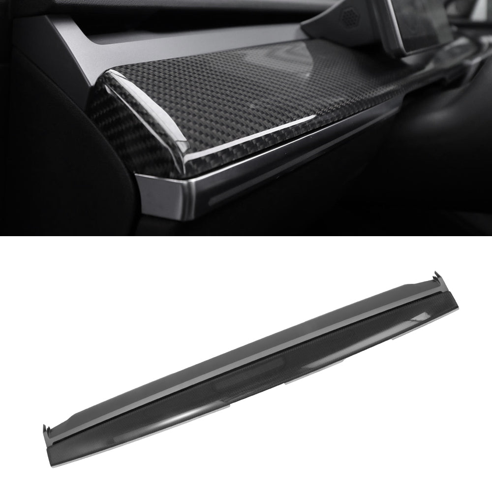 Model Y/3 Real Carbon Fiber Dashboard Trim Panel Replacement Kit interior view