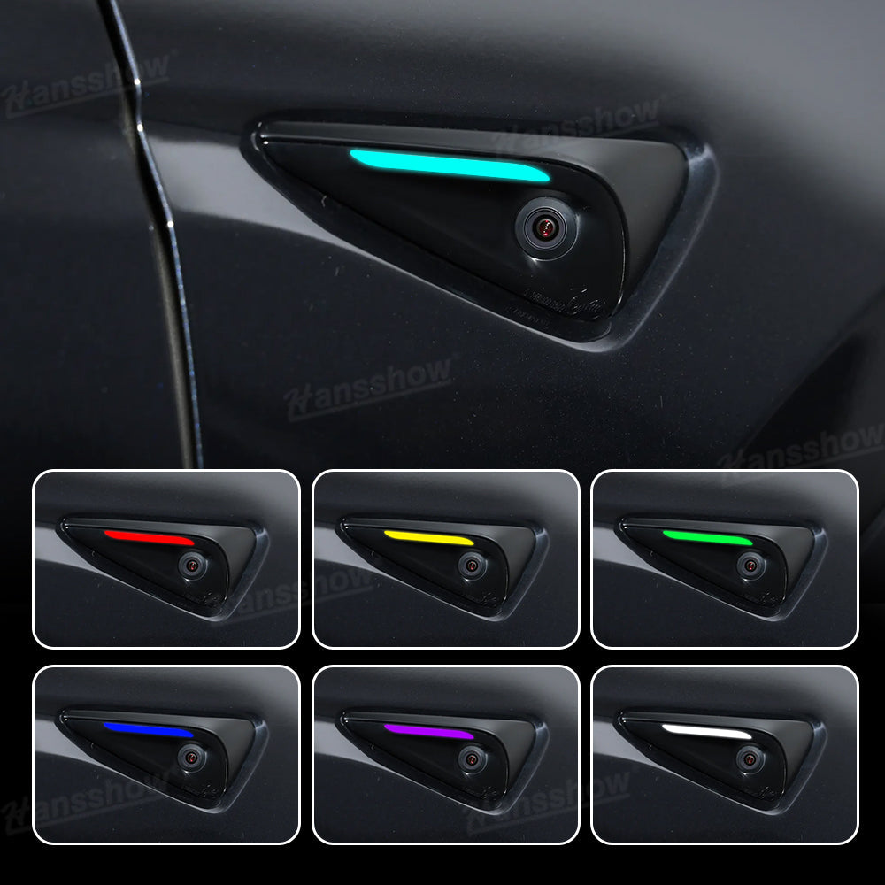 Model Y Juniper Smart Fender & Rear Window Ambient Lighting front view