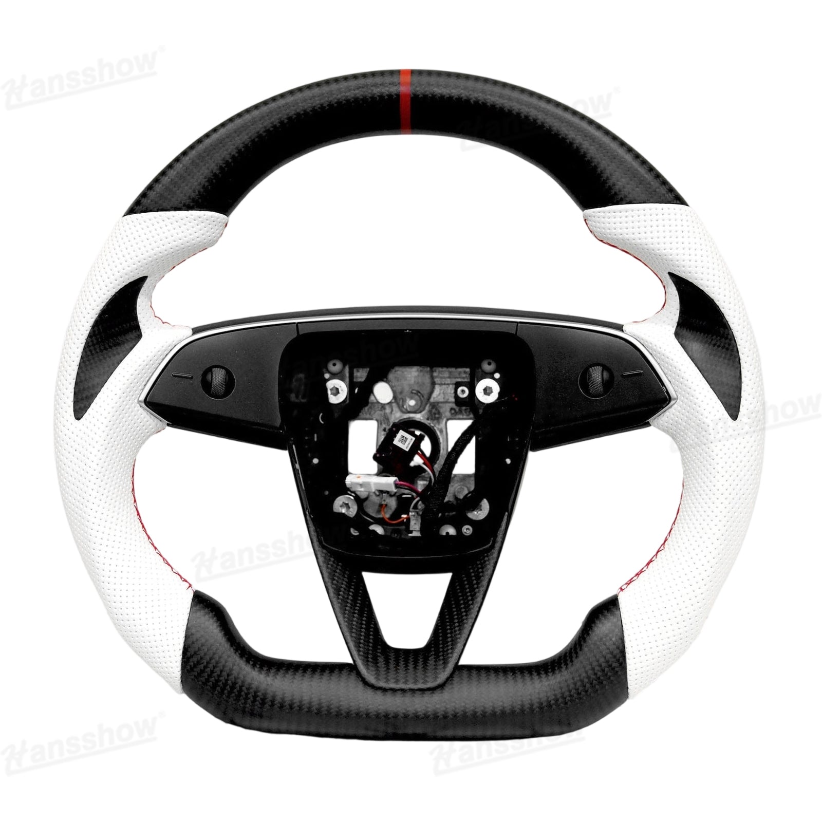 Model Y Juniper Steering Wheel Real Carbon Fiber Glossy Finish