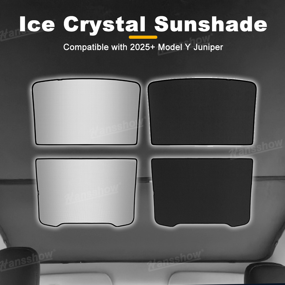 Model Y Juniper Sunshade detailed view of fabric