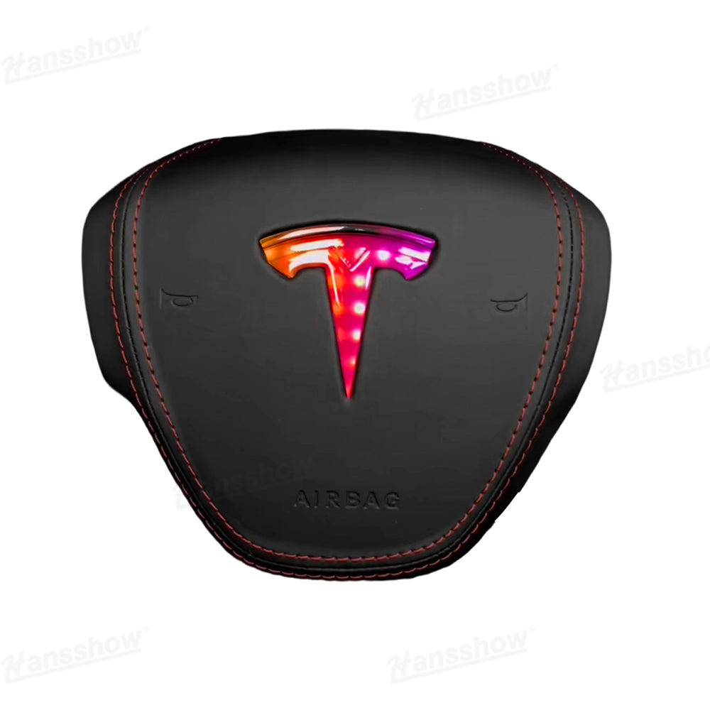 Model 3/Y Airbag Replacement Cover with LED Illuminated Letter Logo