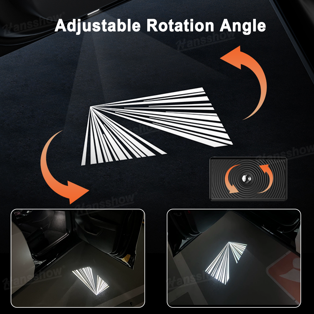 Model 3&Y Welcome Light Launch Series Door Projector Lamps for Tesla Model Y - installed view