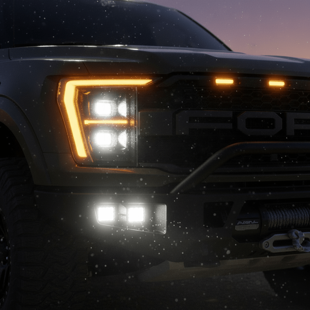 Ford F150 21-23 LED Headlights For Xl Xlt