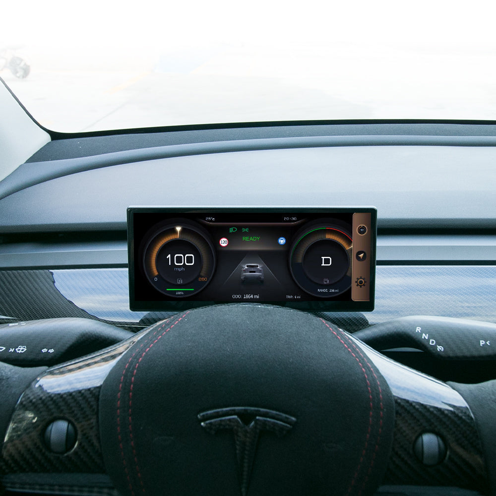 Model 3, Y Center Console Dashboard Touch Screen (Linux 9.0'') for Tesla Model Y - Display brightness