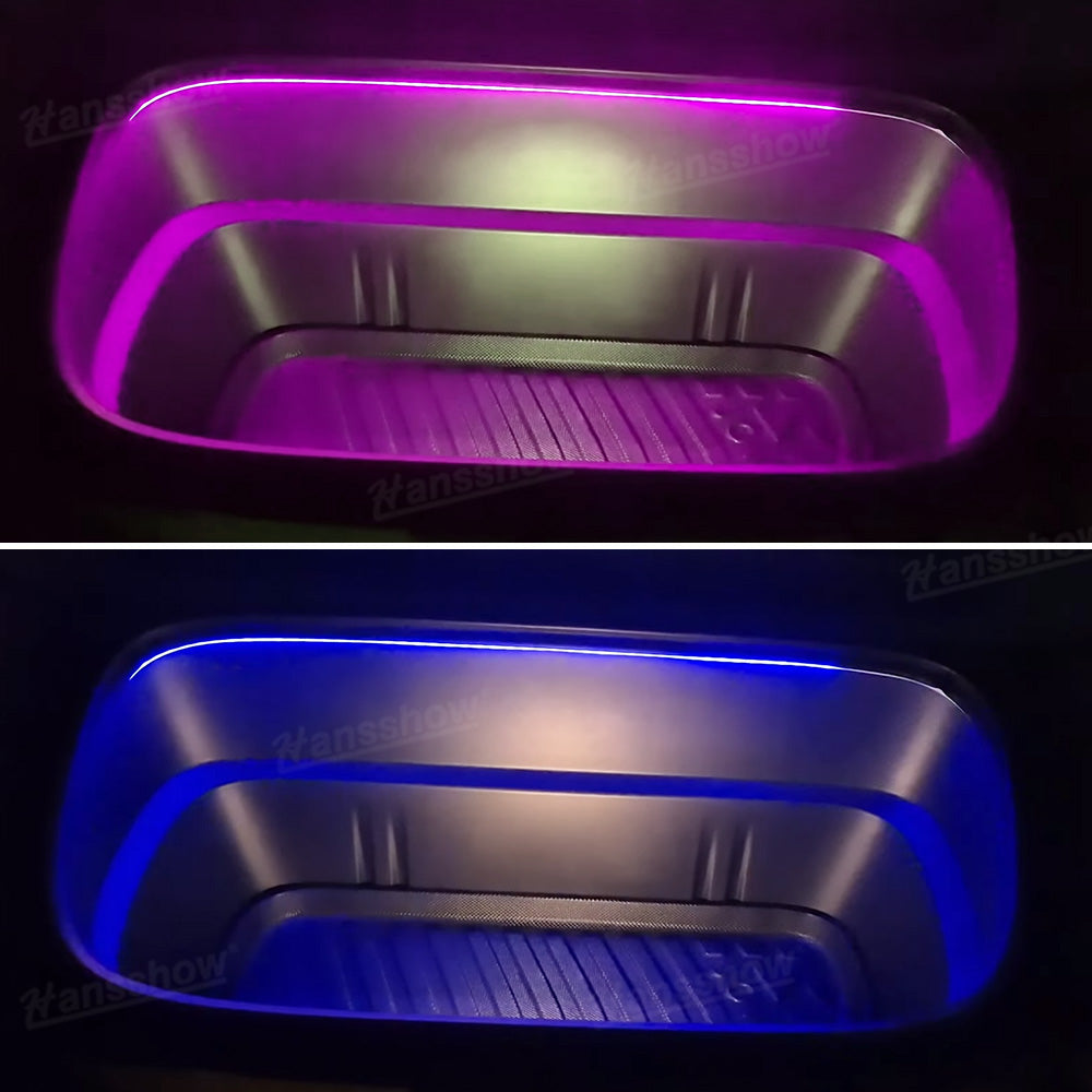 Model Y Juniper Front Trunk LED Light Strip RGB for Tesla Ambient Lighting - Color Customization Options