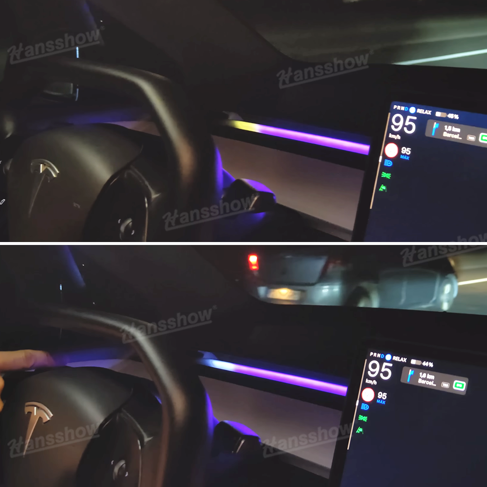 Model Y/3 Streamer Ambient Light LED Strip Light stylish design