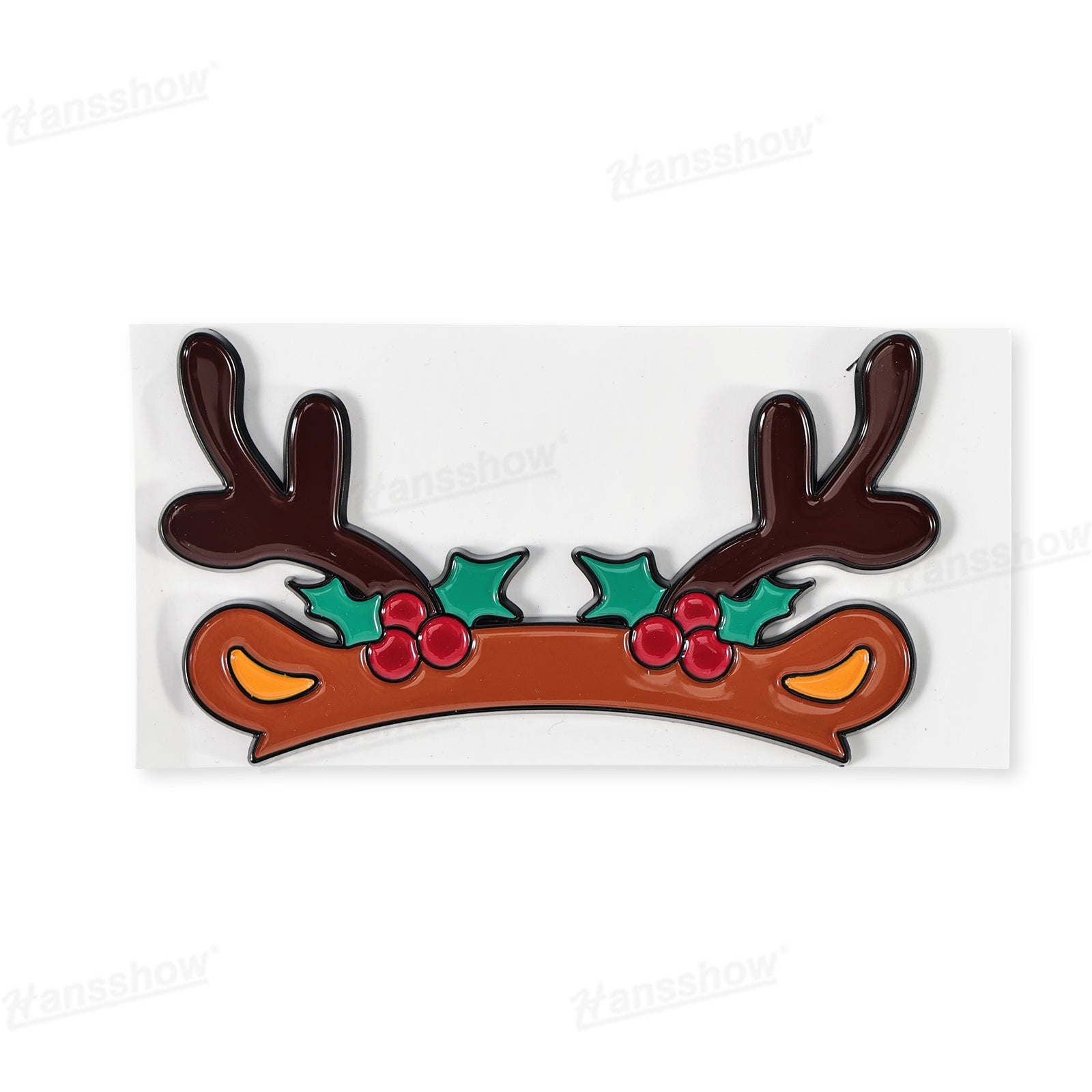3D Christmas Decorations Waterproof Sticker Cartoon Emblem Decal for Tesla...