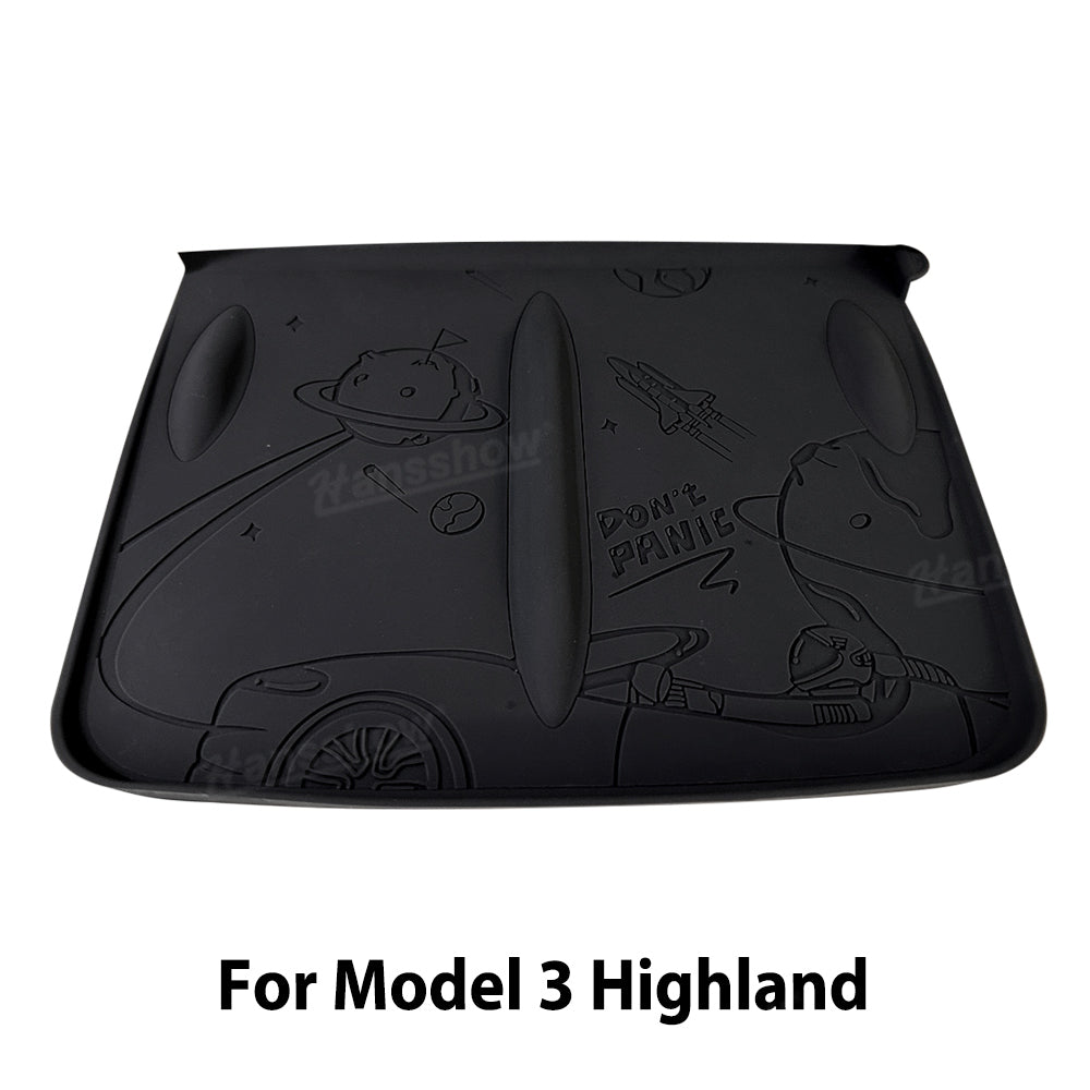 Model Y Juniper Wireless Charging Silicone Pad with black space design