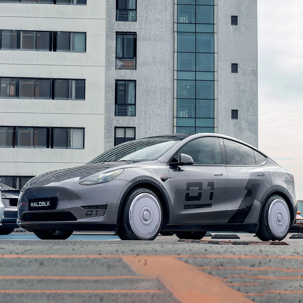 HALODISC 2 Wheel Covers for Tesla Model Y 18, 19, 20, 21 Überturbine Wheels丨Charging