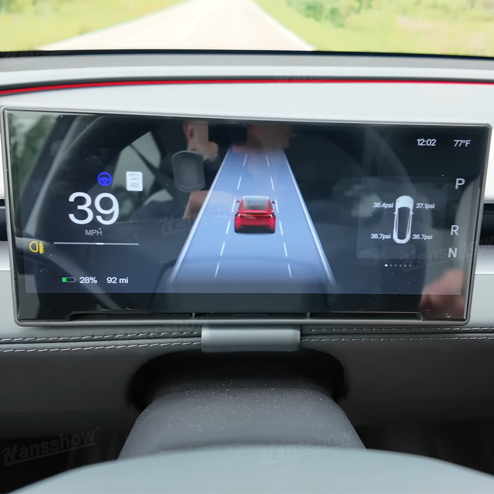 Installation process of Heads Up Display in Tesla Model Y