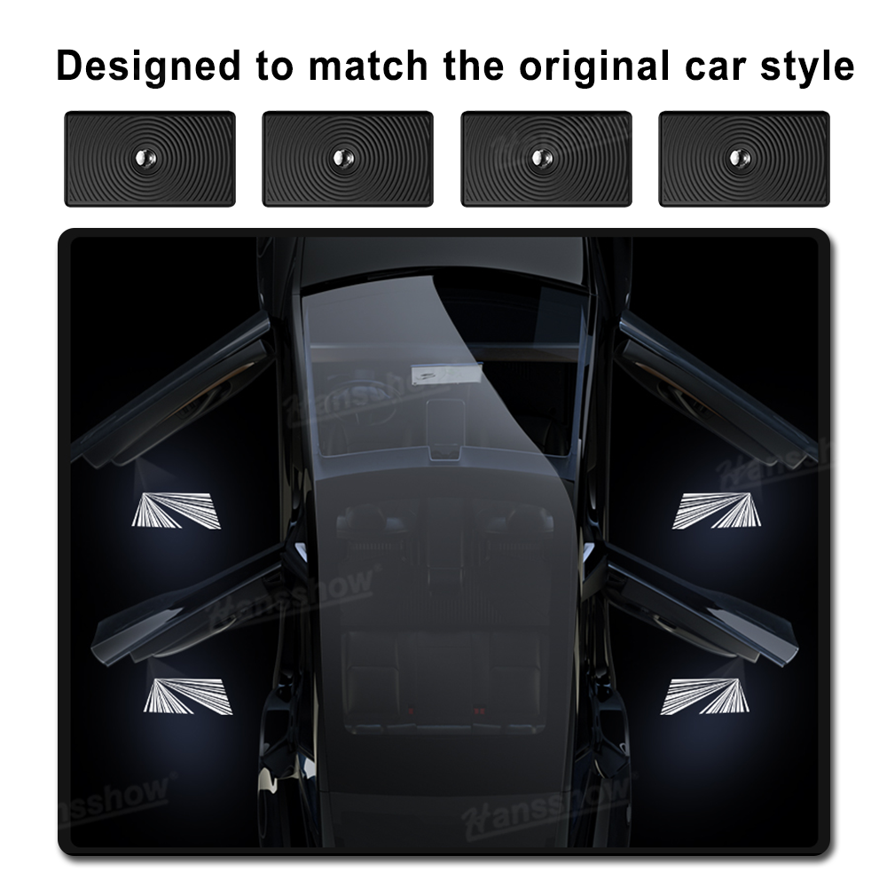Model 3&Y Welcome Light Launch Series Door Projector Lamps for Tesla Model Y - side angle