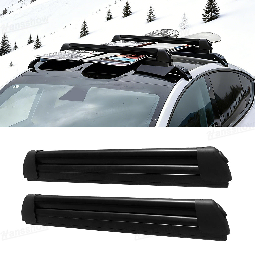 Model Y/Y Juniper Ski Rack front view with anti-theft lock