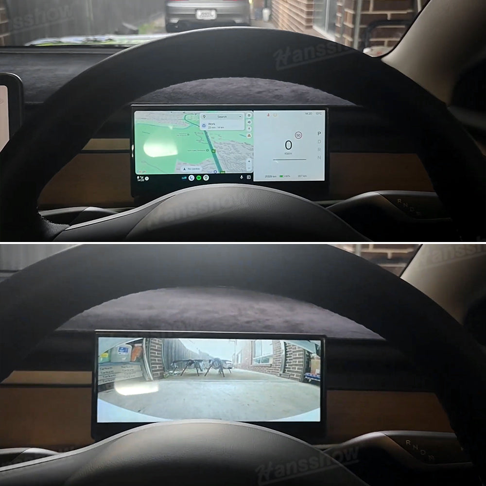 Tesla Model Y Heads Up Display showcasing essential features