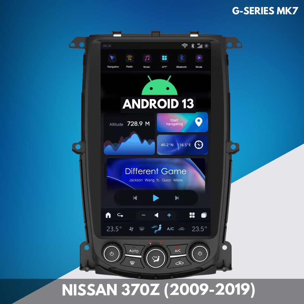 Pantalla estilo Tesla Serie G para Nissan 370Z (Android 11, 13.6")