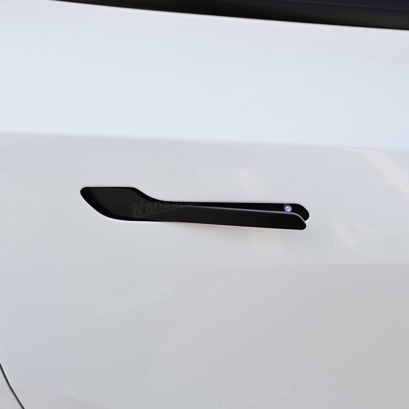 Model Y Juniper Electric Door Handle showing functionality