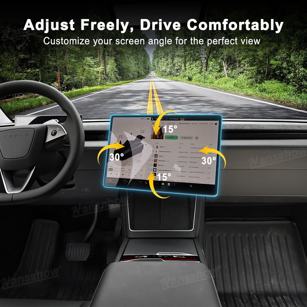 Power Swivel Mount for Tesla Model Y side angle