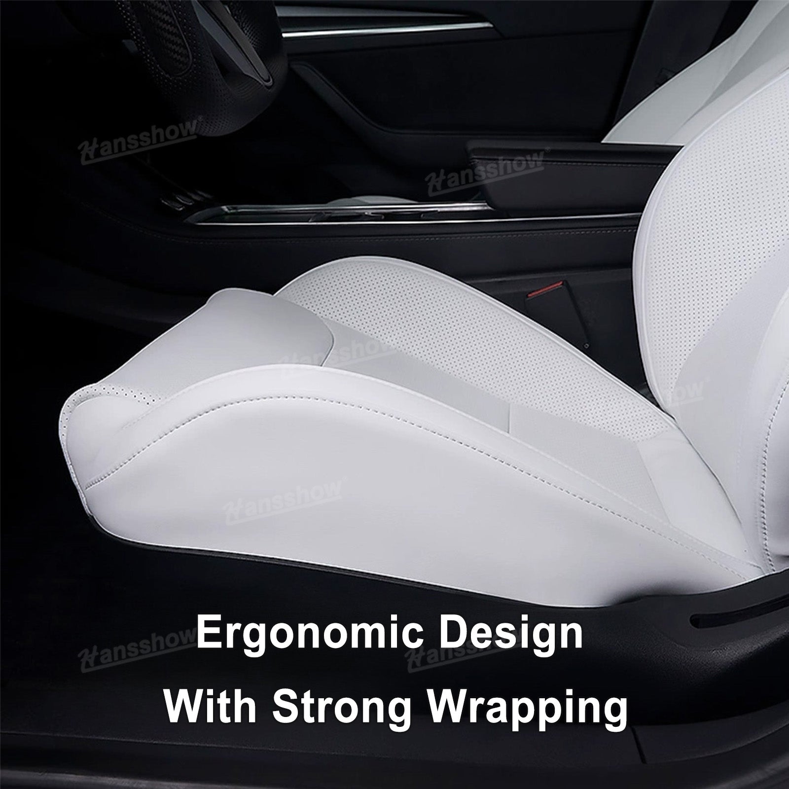 Model Y/3 NAPPA Leather Seat Replacement - Close-Up of Material