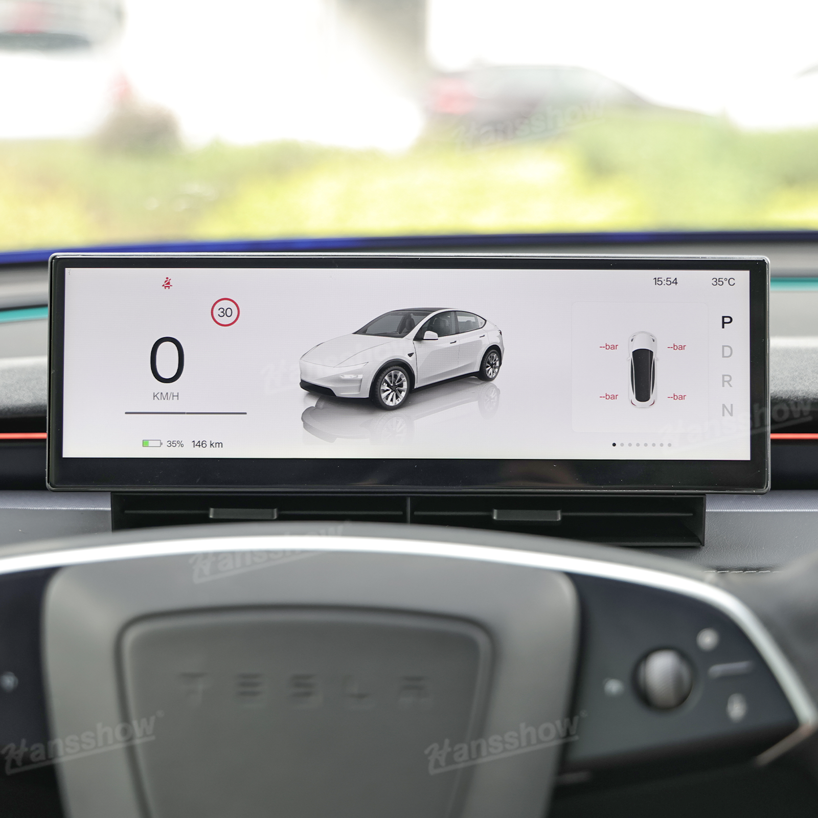 10.88-Inch Heads Up Display for Tesla Model 3 Highland high-definition display