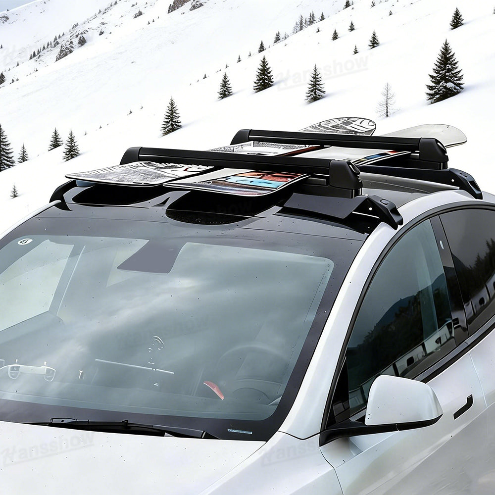 Model Y/Y Juniper Ski Rack showing all-weather rubber pads