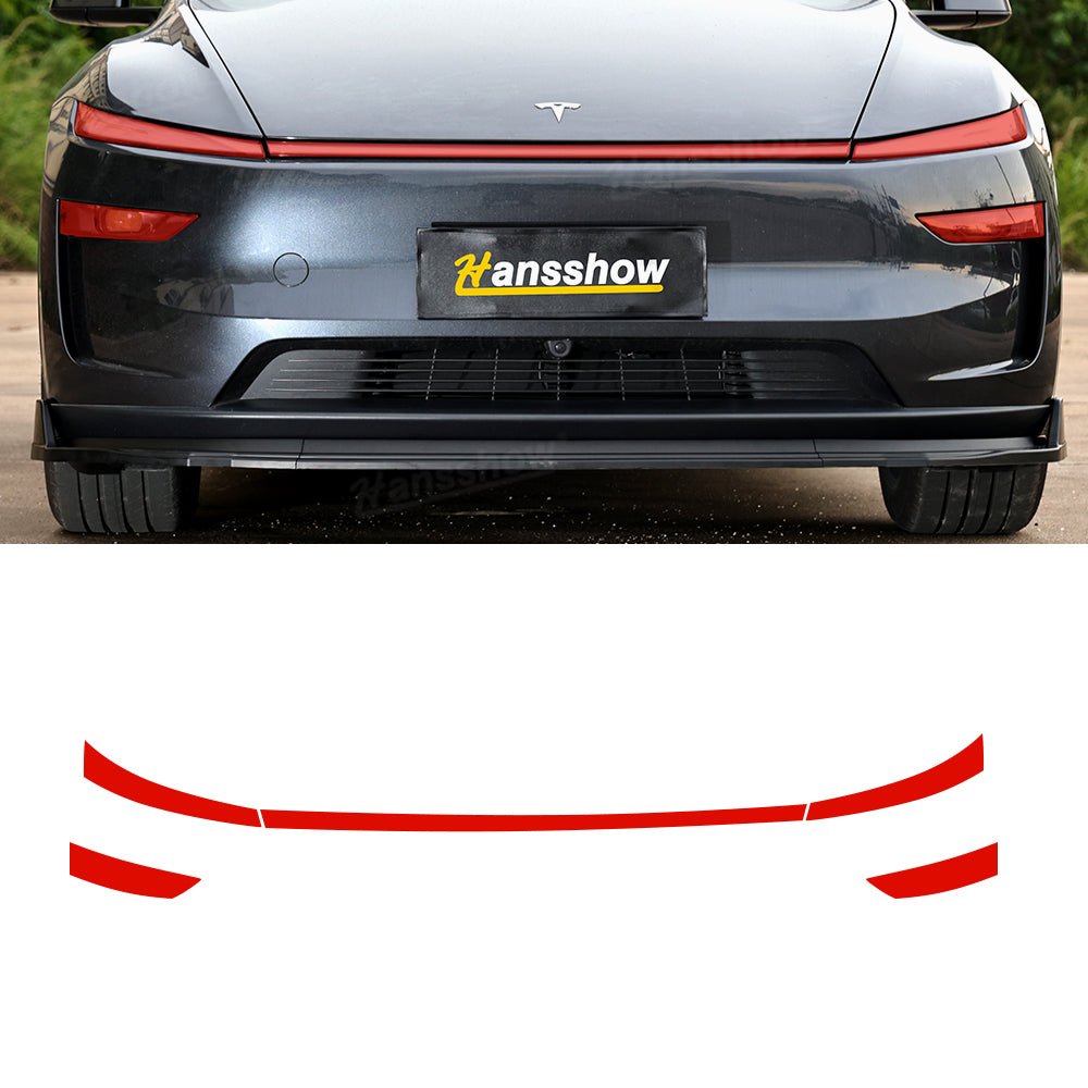 Model Y Juniper Headlight & Light Bar PPF Protective Color Film - front view