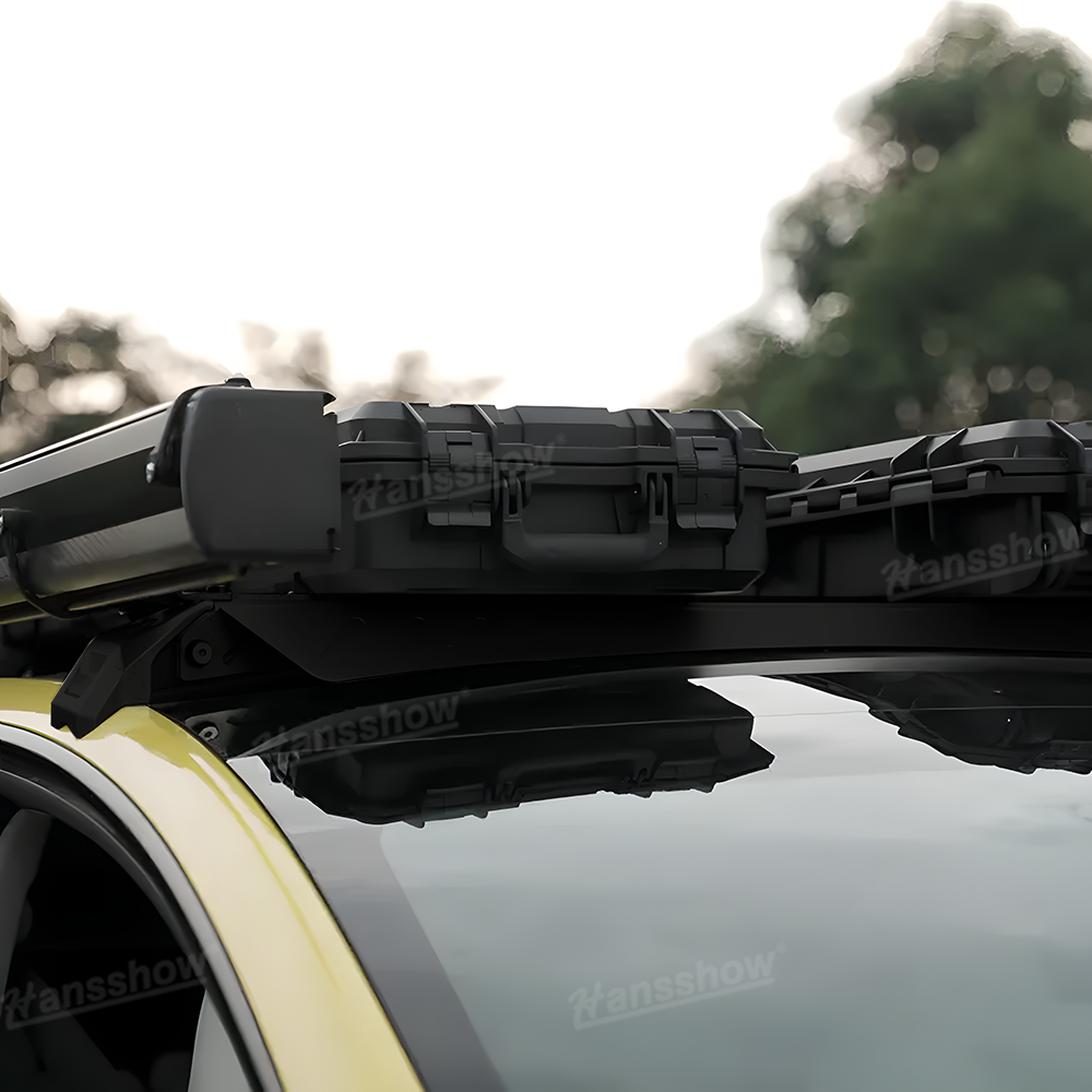 Tesla Model Y Roof Rack With Roof Spoiler Tail Wing - Travel Accessories