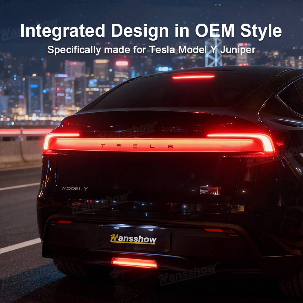 Model Y Juniper Rear Diffused Guide Light side angle