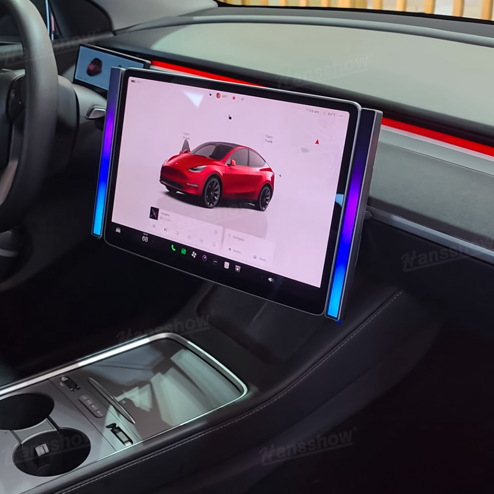 Model 3 & Y Ambient Lights interior view