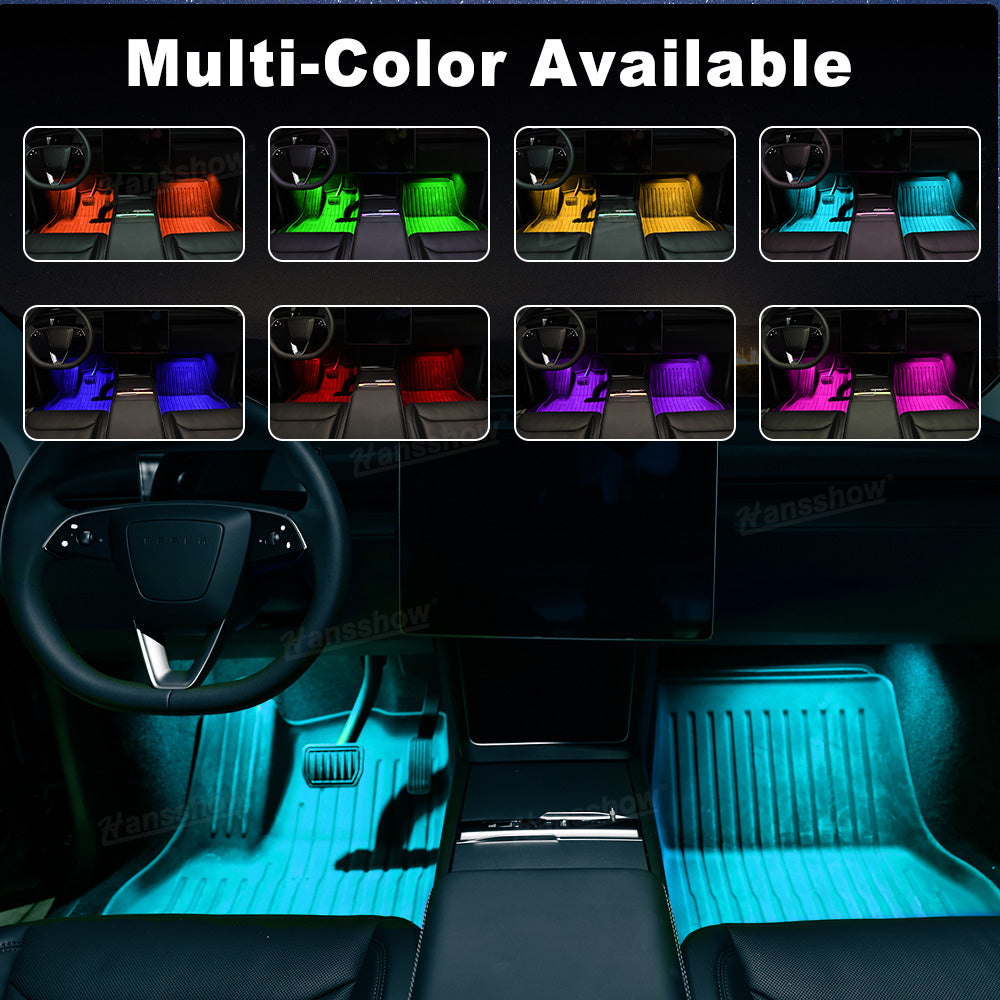 Model 3 Highland Footwell Lights RGB color options