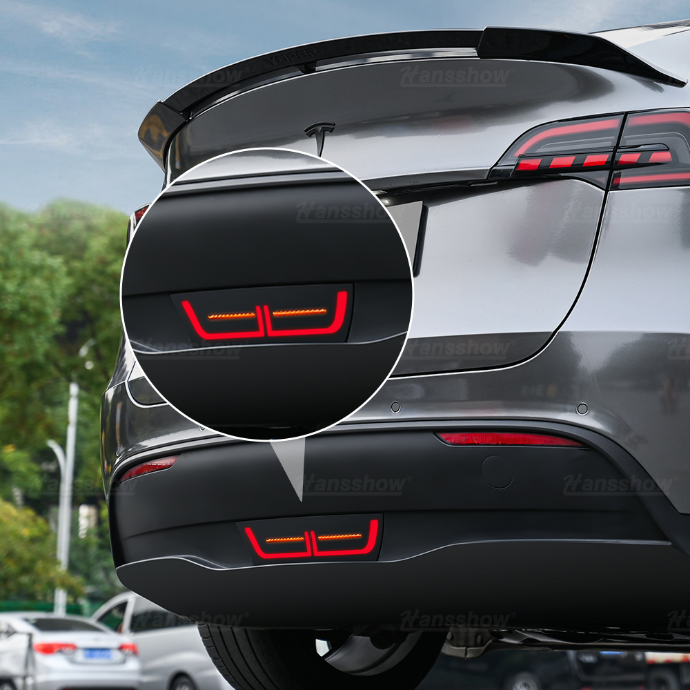 Free Model Y(19-24) Cyber Pilot Light installed on vehicle