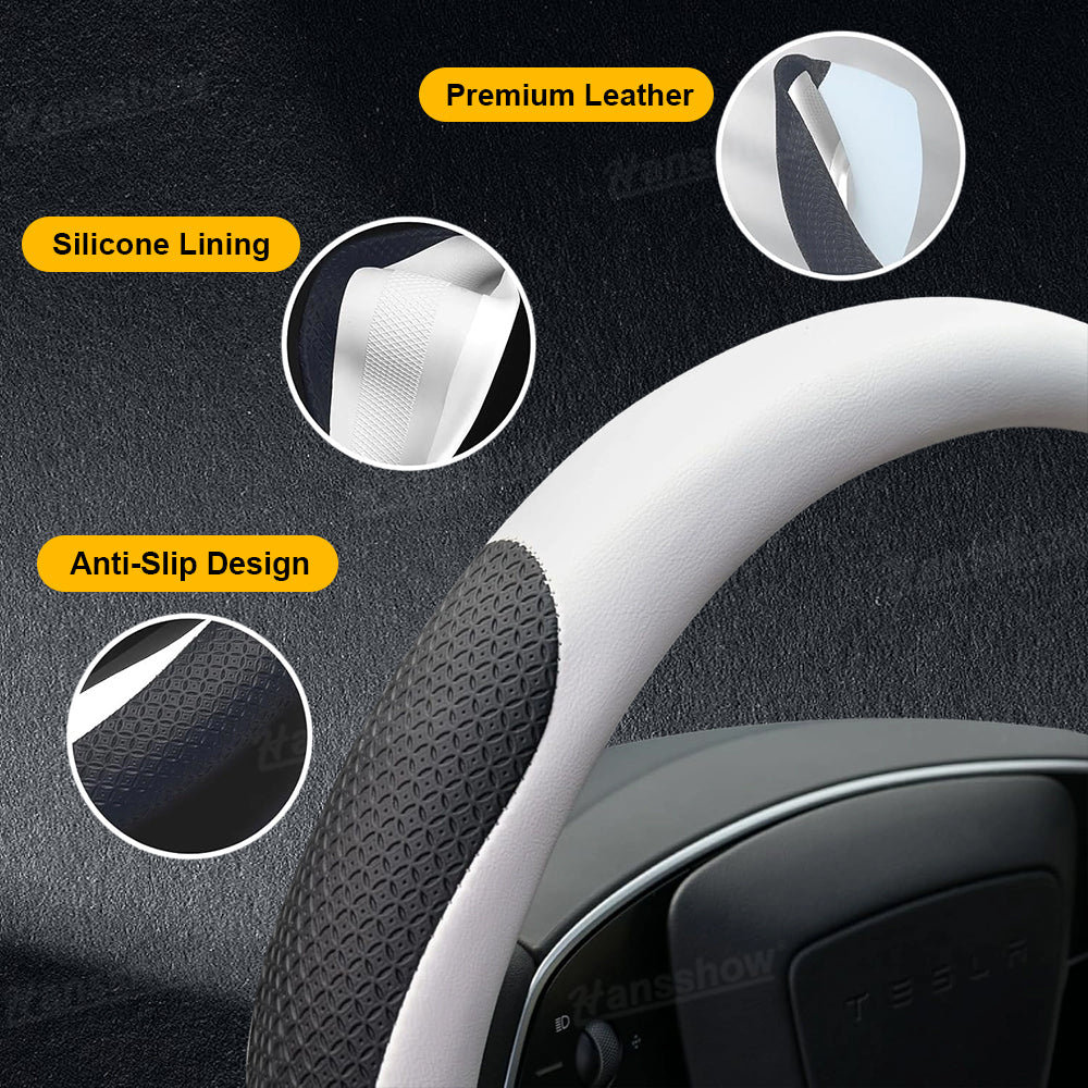 Model Y Juniper Steering Wheel Wrap side view