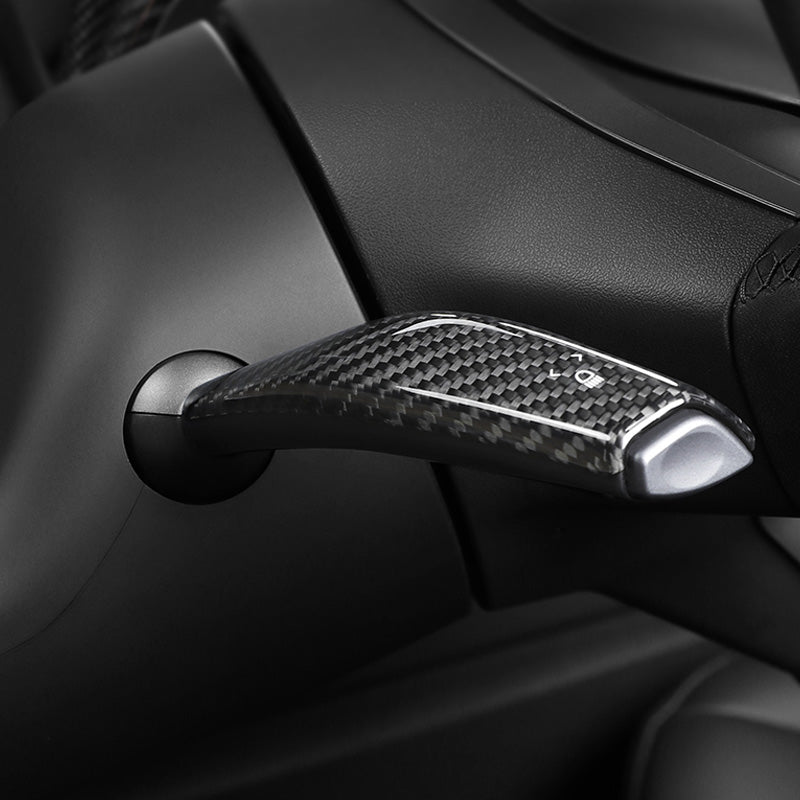 Model 3 & Y Carbon Fiber Turn Signal Stalk Covers for Tesla Model Y - gloss finish